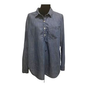 Old Navy Denim Lightweight Maternity Top‎ Size L